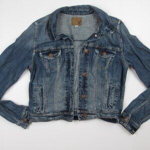American Eagle Denim Jean Jacket Juniors Size M